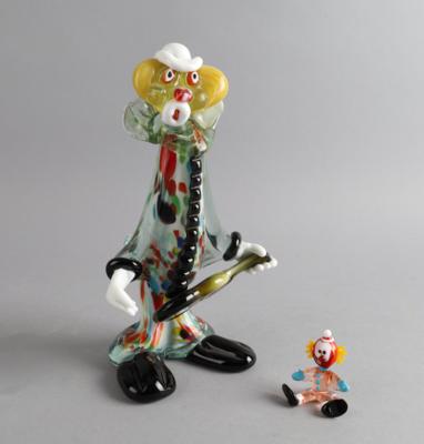 2 Clowns, Murano, - Works of Art