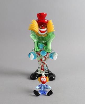 2 Clowns, Murano, - Starožitnosti