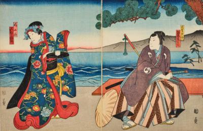 Utagawa Kunikazu (aktiv 1848 - Antiquitäten