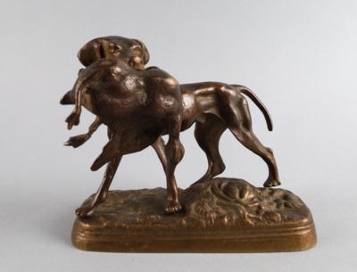 Jagdhund mit Ente, - Antiquariato