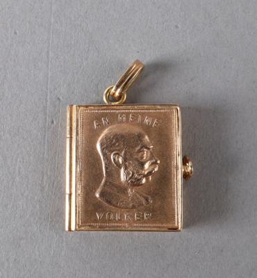 Miniaturbüchlein Kaiser Franz Joseph I "Das Manifest des Kaisers 23. Mai 1915", - Antiquitäten