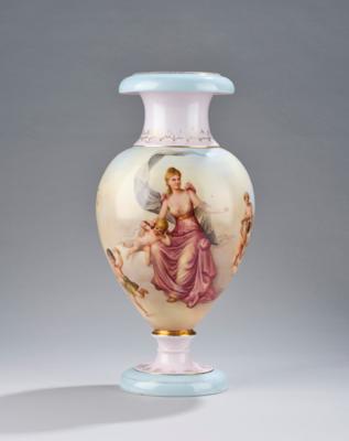 Vase, Böhmen, Ende 19. Jh., - Antiquitäten