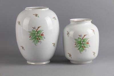 2 Vasen, Herend, - Antiquitäten