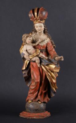 Madonna mit Kind, 20. Jh., - Antiquitäten