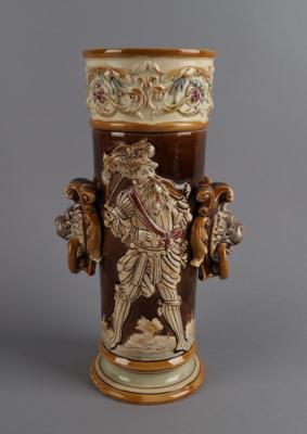 Vase, Wilhelm Schiller  &  Sohn, Bodenbach Ende 19. Jh., - Works of Art