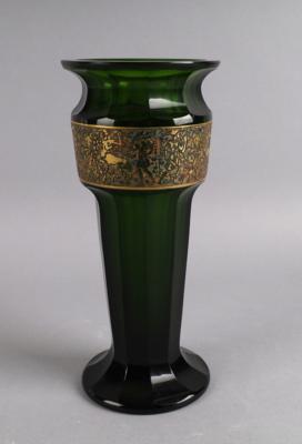 Vase mit Dekordarstellung kämpfender Amazonen und Kentauren, Entwurf: wohl Leo Moser, um 1914, Ausführung: Moser Karlsbad, bis ca. 1938 - Works of Art