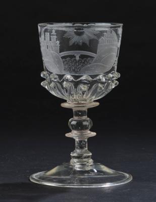 Pokal, Böhmen um 1690, - Antiquariato
