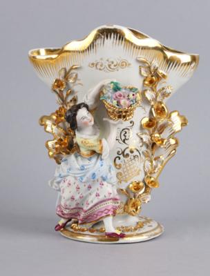 Vase mit Dame, - Antiquariato