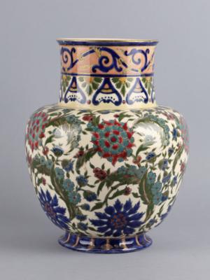Vase, Zsolnay, Pécs um 1875/80, - Antiquitäten