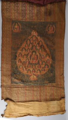 Thangka der 35 Bekenntnisbuddhas, Tibet, 18./19. Jh., - Antiquitäten