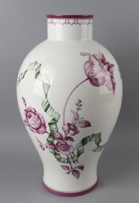 Paul Ludwig Troost, Vase mit Blütendekor, Nymphenburg, nach 1919 - Antiquariato