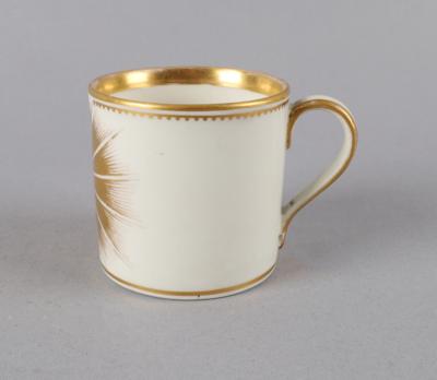 'Bonjour' Tasse, Kaiserliche Porzellanmanufaktur, Wien 1821, - Works of Art