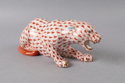 Liegender Gepard, Herend, - Antiquitäten