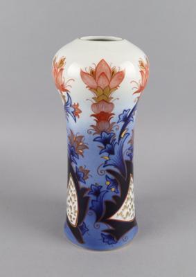 Vase mit Floraldekor, Fraureuth Kunstabteilung, Wallendorf, um 1926 - Antiquitäten