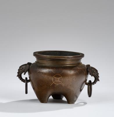 Weihrauchbrenner, China, Shisou Marke, 19. Jh., - Antiquitäten