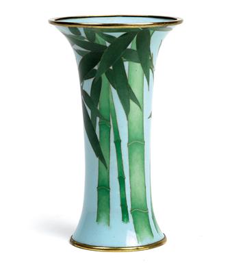 A cloisonné vase, Hattori Tadasaburo, Meiji Period, early 20th cent. - Orologi, arte asiatica, metalli lavorati, fayence, arte popolare, sculture