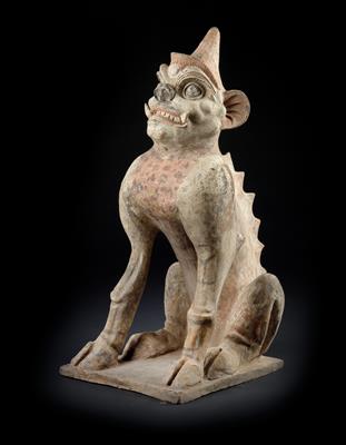 An Earth spirit, China, Tang Dynasty - Orologi, arte asiatica, metalli lavorati, fayence, arte popolare, sculture