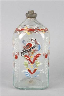 A Freudenthal liquor bottle, - Clocks, Asian Art, Metalwork, Faience, Folk Art, Sculpture