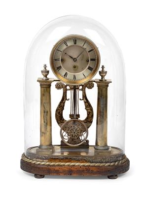 A small Biedermeier anniversary clock - Orologi, arte asiatica, metalli lavorati, fayence, arte popolare, sculture