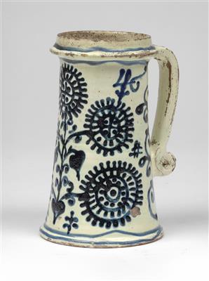 A jug, Hermannstadt, Transylvania, dated 1746 - Clocks, Asian Art, Metalwork, Faience, Folk Art, Sculpture