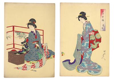 Toyohara Chikanobu - Orologi, arte asiatica, metalli lavorati, fayence, arte popolare, sculture