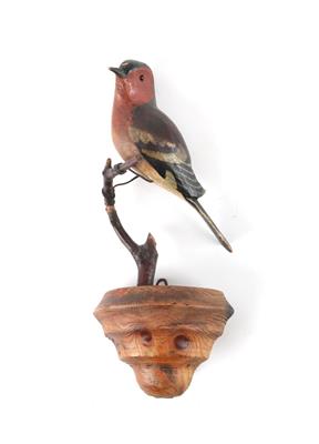 Viechtau bird, A finch, - Orologi, arte asiatica, metalli lavorati, fayence, arte popolare, sculture
