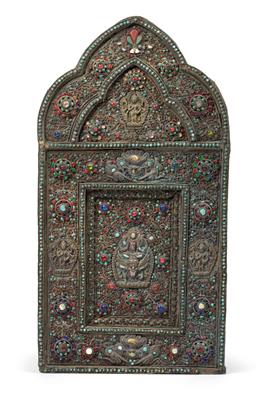 A votive panel, Nepal, 19th/20th cent. - Umění a starožitnosti