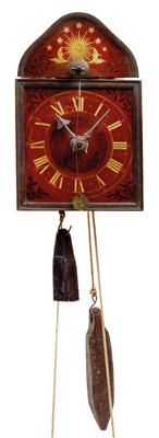 A Baroque wood gear clock from Bohemia - Umění a starožitnosti