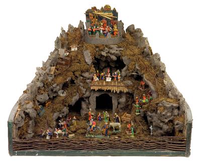A Christmas crib, - Antiquariato