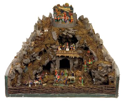 A Christmas crib, - Antiques