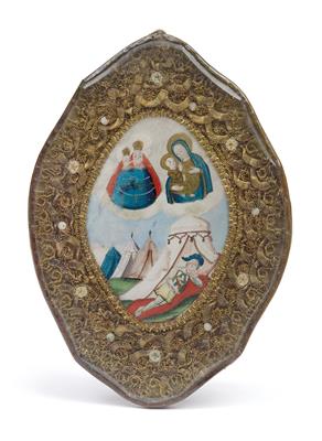 A devotional folk-art image, - Antiques