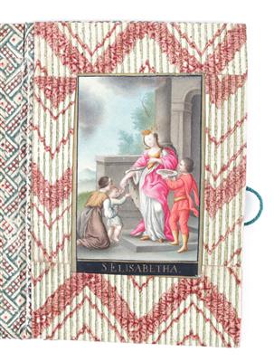 A picture on vellum, St Elisabetha, - Antiquariato