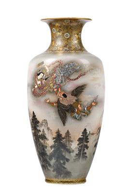 Satsuma Vase, Kinkozan, Meiji Zeit - Asiatika, Antiquitäten und Möbel - Teil 1