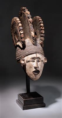 A great Igbo maiden mask with fine expression. - Tribal Art