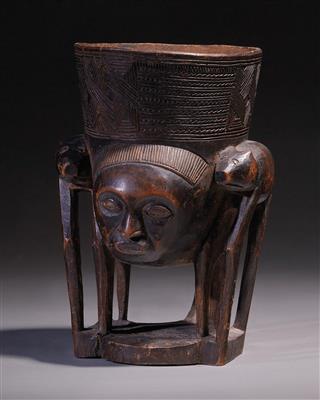 Pende Wongo bowl, Democratic Republic of Congo. - Tribal Art