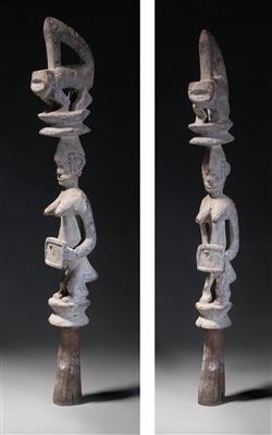 Urhobo staff figure, Nigeria. - Tribal Art