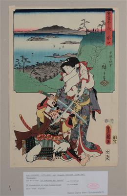 Jehiryusai Hiroshige (1797- 1858) und Utagawa Kunisada (1786-1865) - Works of Art