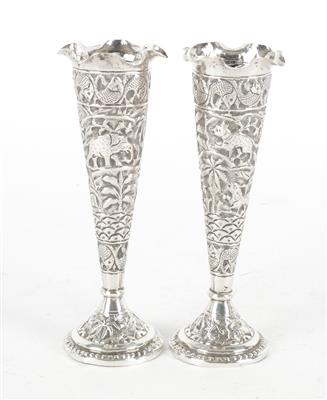 2 Vasen, - Antiques