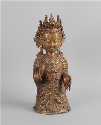 Bronzefigur eines Bodhisattva - Antiques