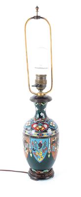 Cloisonné Tischlampe, - Antiques