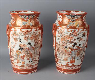 Paar Kutani Vasen, - Antiques