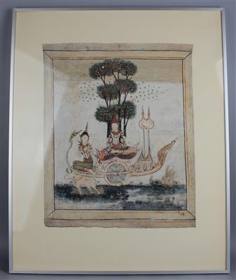 Thailändische Malerei, - Antiques
