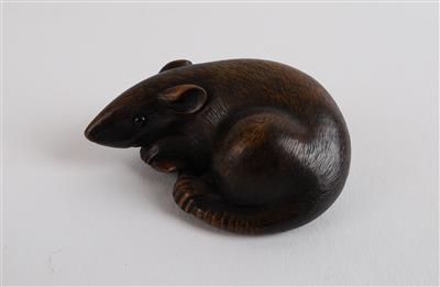 Netsuke einer Ratte, - Asiatische Kunst