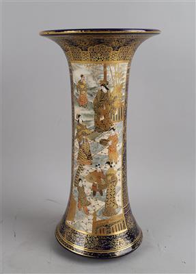 Satsuma Vase, Kinkozan, Japan, Meiji Zeit, - Works of Art