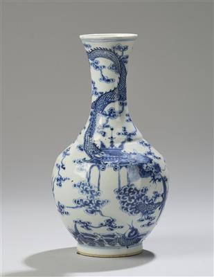 A Blue and White Vase, China, Underglaze Blue Six-Character Mark Guangxu, and of the Period, - Asijské umění