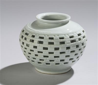 A Double-Walled Vase, Korea, 20th Century, - Asian Art