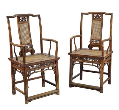 A Pair of Armchairs, China, 19th Century, - Asian Art