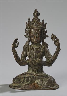 Sadakshari Lokeshvara, Tibet, 17th Century, - Arte Asiatica