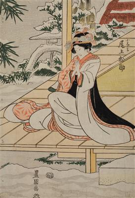 Utagawa Toyokuni I (Edo 1769-1825) - Konami Matsusuke Onoe - Arte Asiatica
