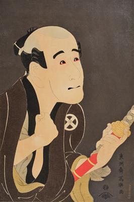 Toshusai Sharaku (Mitte 18. Jh.), Nachschnitt 20. Jh., - Asijské umění